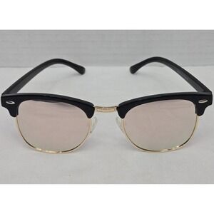 Belmonte Bliss Browline Sunglasses - Black & Gold E8830 51-18-138